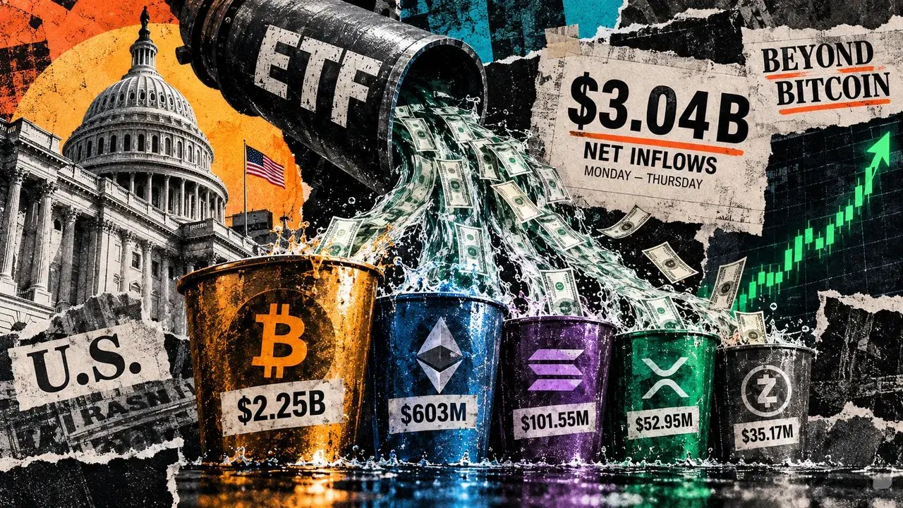 ABD Kripto ETF'lerine Haftalık 3 Milyar Doları Aşan Akın: İlgi Bitcoin Ötesine Yayılıyor