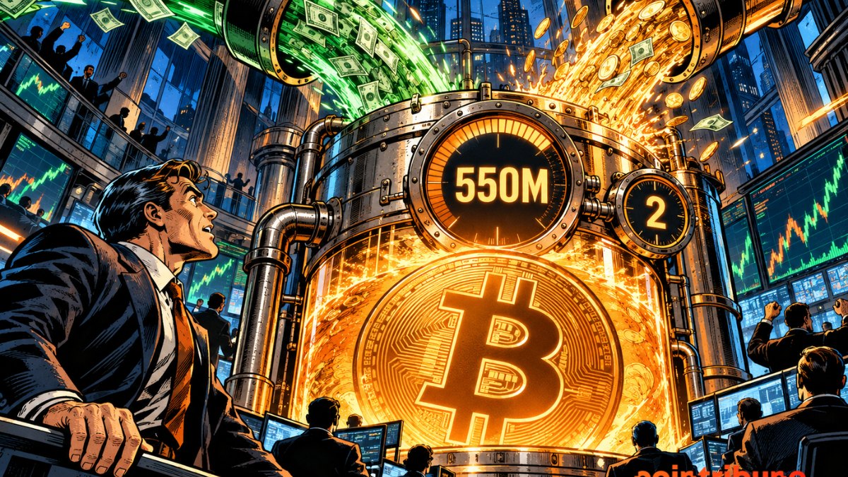 ABD Spot Bitcoin ETF’lerinde 550 Milyon Dolarlık İki Günlük Toparlanma