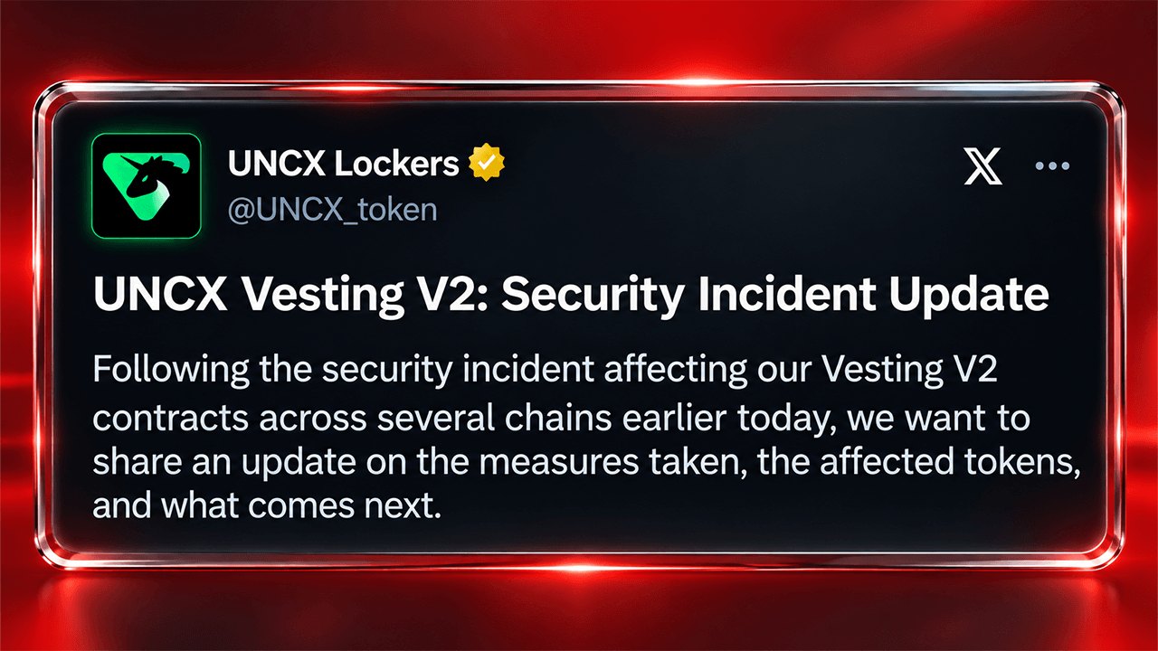 Kilitli Token Havuzunda Muhasebe Açığı: UNCX Network Saldırısında 86 Bin Dolar Çalındı