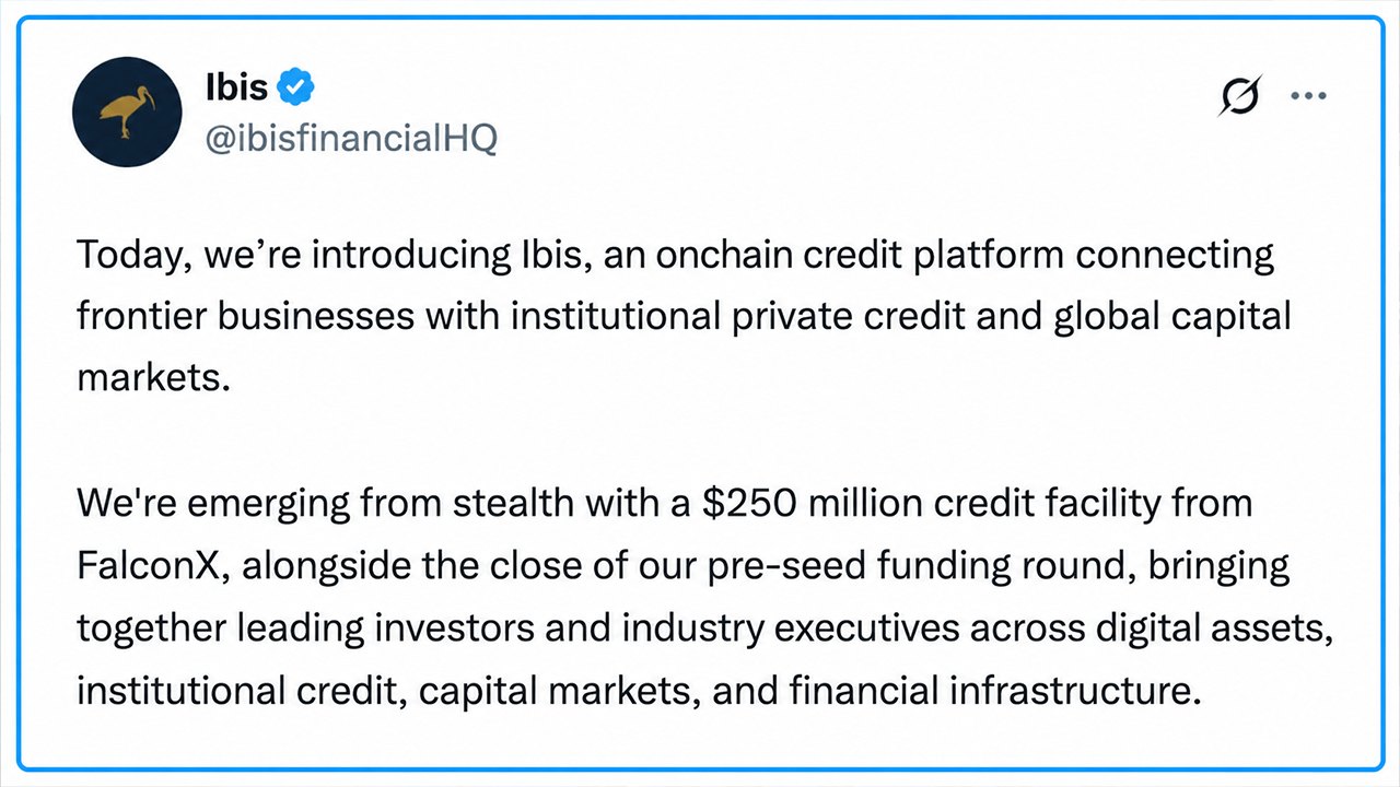 Kripto Kredi Platformu Ibis, FalconX'ten Sağlanan 250 Milyon Dolarlık Kredi Tesisiyle Gizlilikten Çıktı