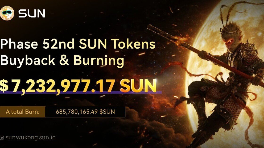 SUN.io 52. Geri Alım ve Yakımını Tamamladı: Toplam Yakılan SUN Miktarı 685 Milyonu Aştı